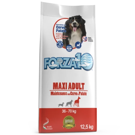 FORZA 10 MAXI ADULT MAINTENANCE CERVO E PATATE KG. 12,5 3 FORZA 10 MAXI ADULT MAINTENANCE CERVO E PATATE KG. 12,5