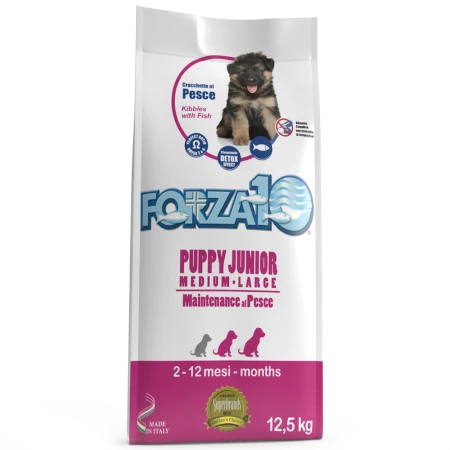 FORZA 10 PUPPY JUNIOR MAINTENANCE M/L PESCE KG 12.5 Offerta 3 FORZA 10 PUPPY JUNIOR MAINTENANCE M/L PESCE KG 12.5 Offerta