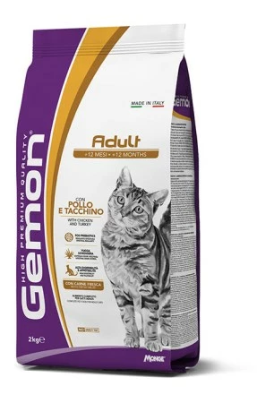 GEMON GATTO SECCO ADULT KG. 7 Pollo E Tacchino -cibo per cani negozio