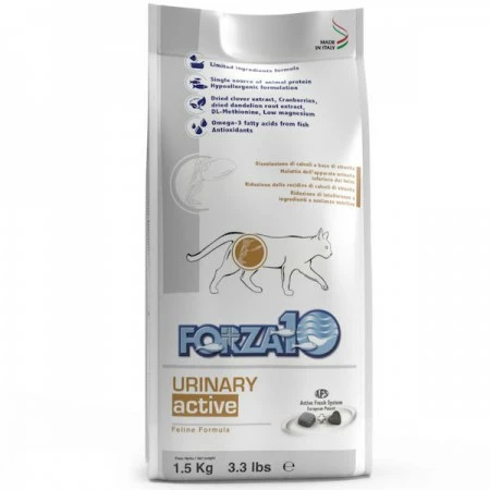 FORZA 10 URINARY ACTIVE GATTO KG 1,5 3 FORZA 10 URINARY ACTIVE GATTO KG 1,5
