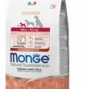 MONGE MINI PUPPY & JUNIOR SALMONE E RISO KG 7,5 -cibo per cani negozio MINI PUPPY MONO SALMON 25kg 8009470011051 319x500 450x450
