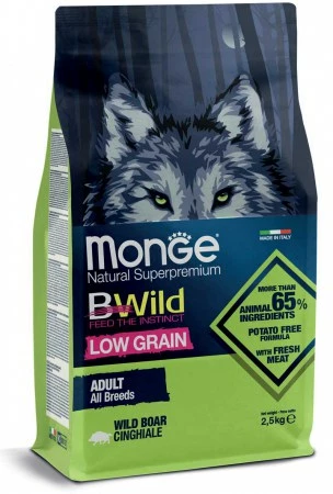 MONGE BWILD CANE ALL BREEDS ADULT LOW GRAIN CINGHIALE KG 12 3 MONGE BWILD CANE ALL BREEDS ADULT LOW GRAIN CINGHIALE KG 12