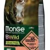 MONGE BWILD GATTO ADULTO SALMONE PISELLI KG 1,5