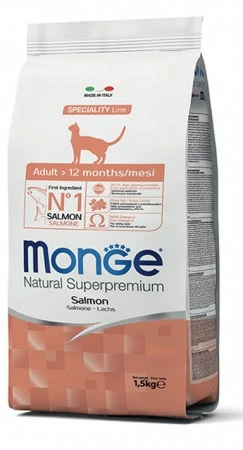 MONGE GATTO ADULT MONOPROTEICO SALMONE KG.10 Offerta