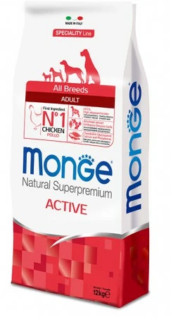 MONGE ALL BREEDS ACTIVE POLLO KG 12