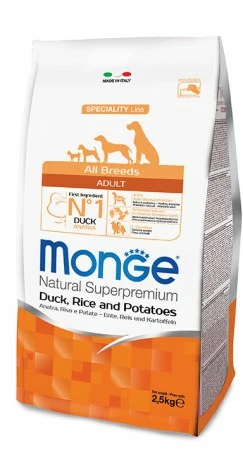 MONGE ALL BREEDS ADULT ANATRA RISO E PATATE KG.12