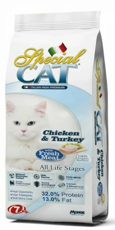 MONGE SPECIAL CAT Pollo E Tacchino KG 7