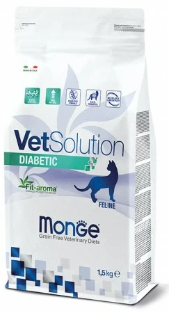 MONGE VET SOLUTION DIABETIC GATTO KG 1,5 OFFERTA