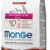 MONGE EXTRA SMALL ADULT AGNELLO RISO E PATATE KG 2,5 -cibo per cani negozio monge cane secco extra small adult agnello riso e patate 450x450