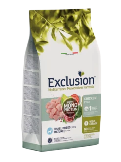 EXCLUSION MEDITERRANEO NOBLE GRAIN MATURE POLLO SMALL BREED KG 2