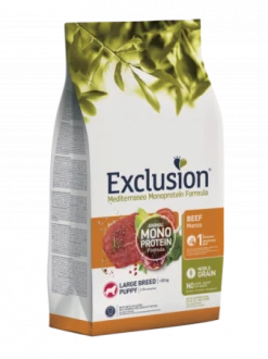 EXCLUSION MEDITERRANEO NOBLE GRAIN PUPPY MANZO LARGE BREED KG 12