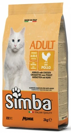 SIMBA CROCCANTINI GATTO GUSTO POLLO KG 20